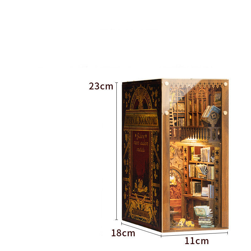 Handgemachtes DIY zusammen gebautes Buchst änder Baustein spielzeug