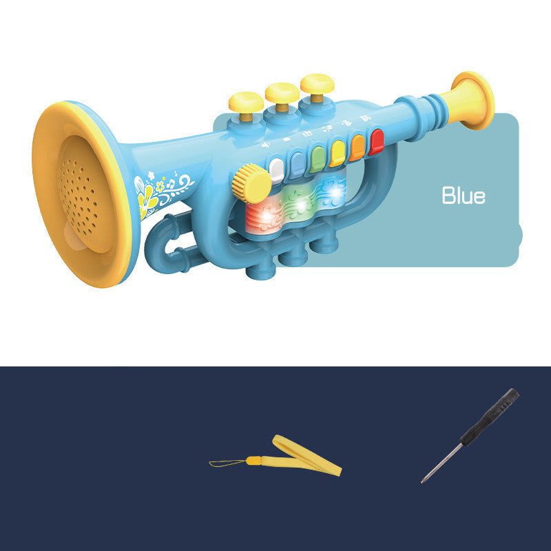 Kinder Simulation Elektrische Saxophon Trompete Klarinette Frühen Bildung Musik Spielzeug