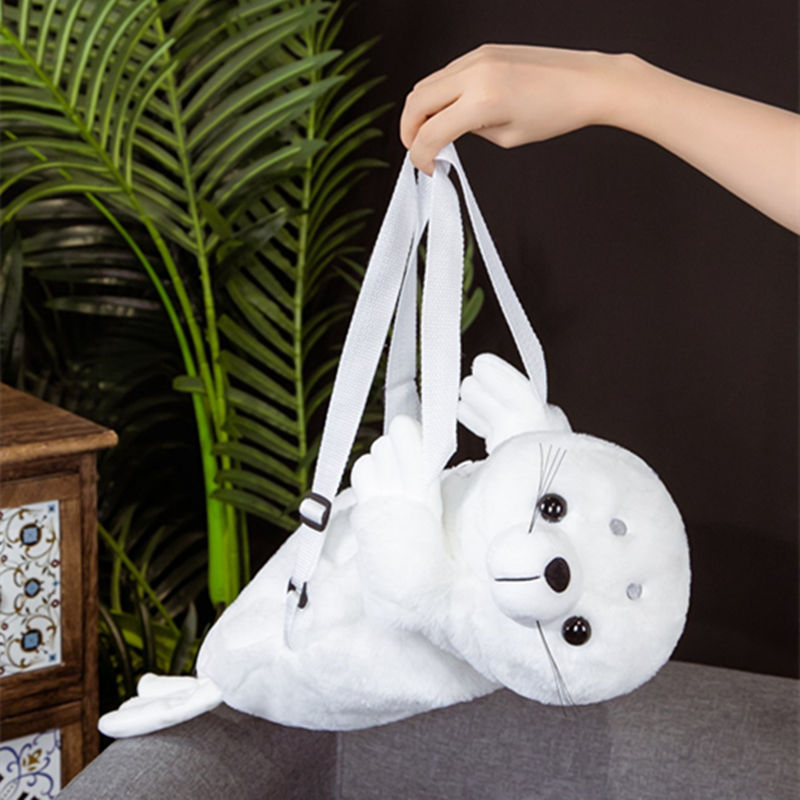 Plüschspielzeug Seehund Rucksack Kinderpuppe Geschenk