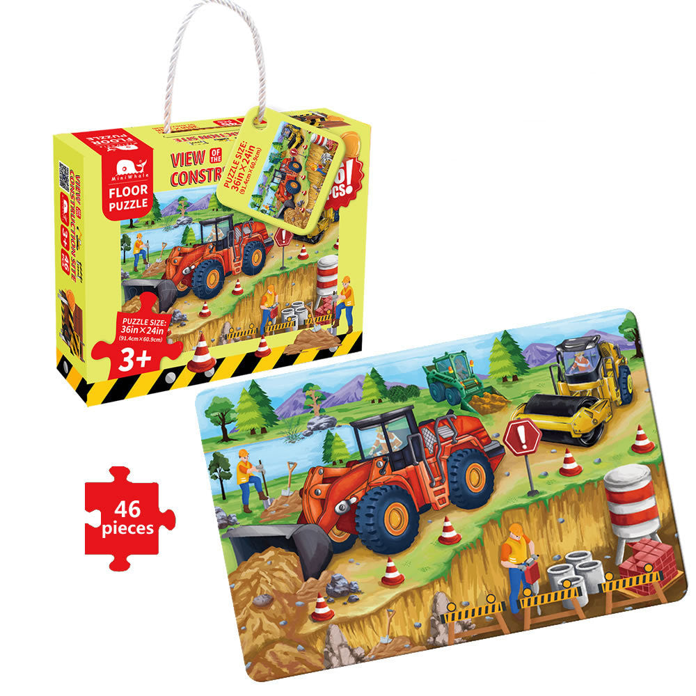 Kinder pädagogisches Spielzeug leuchtendes Dinosaurier-Puzzle