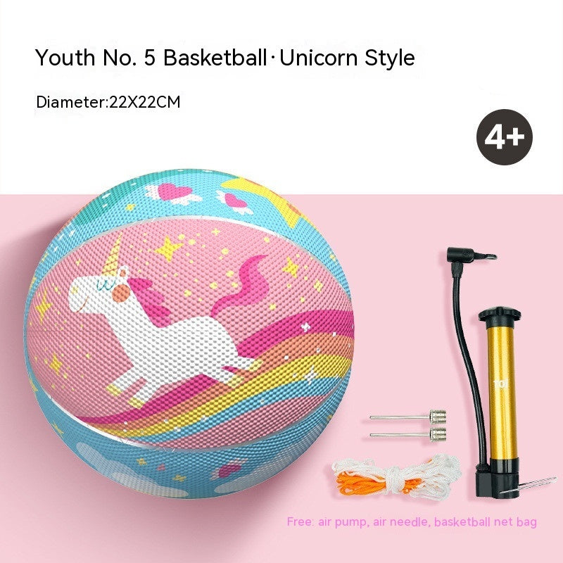 Kinder Basketball Pat Ball Gummiball Indoor-Stumm spielzeug