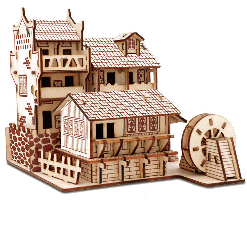 Kinder Holz Drei-dimensional Puzzle Simulation Modell Spielzeug