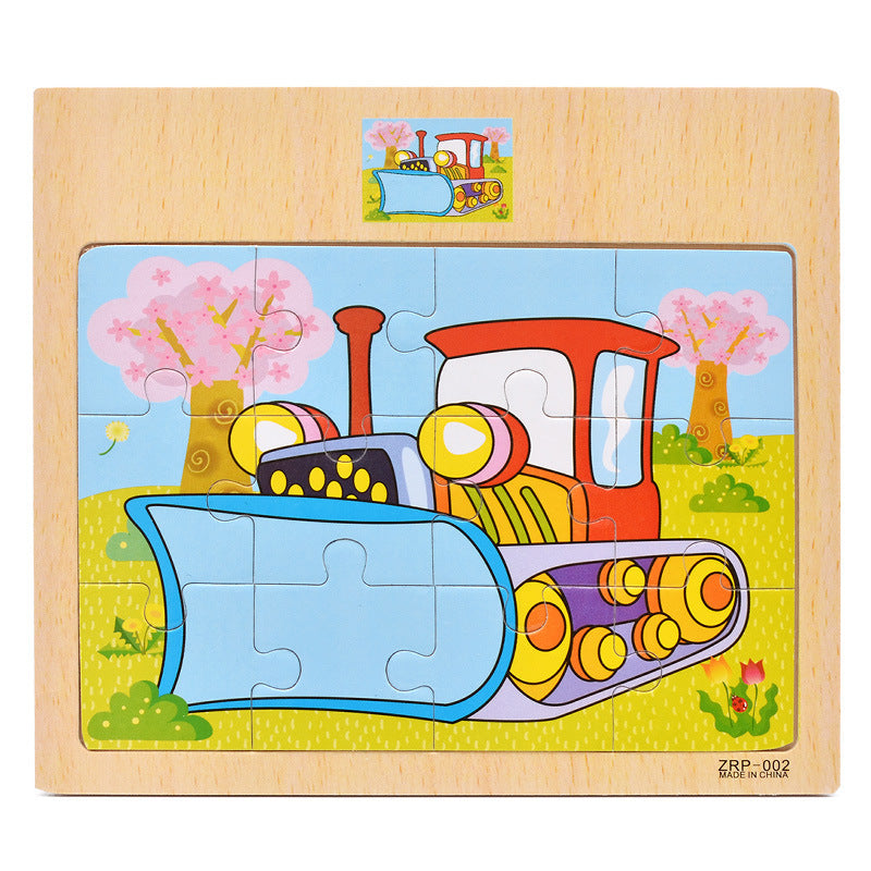 mytooy Holzpuzzle 12-teilig