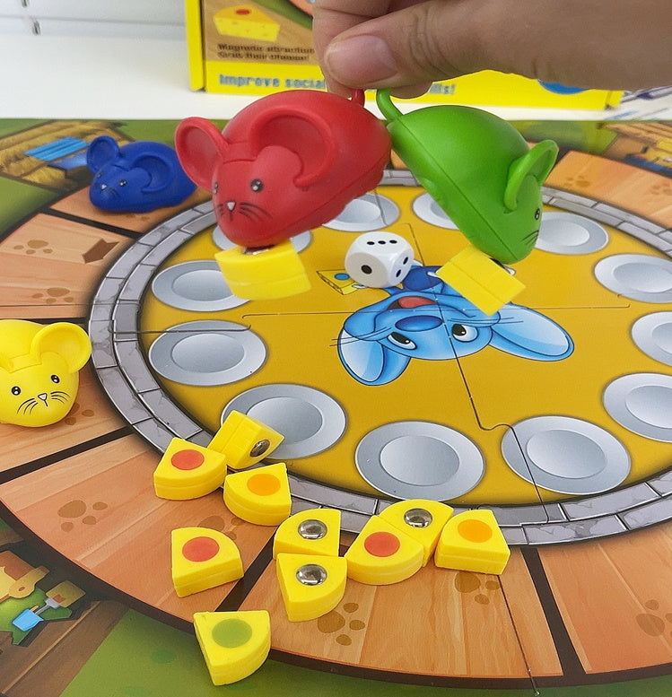 Maus schnappt sich Käse-Farb kognition Früh bildungs spielzeug