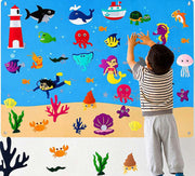 Felt Busy Board Kinder Bildungswissenschaftliche Spielzeuge