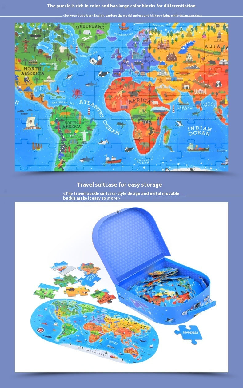Flugzeug-Tier-Puzzle Kinder-Puzzle Papier-Spielzeug