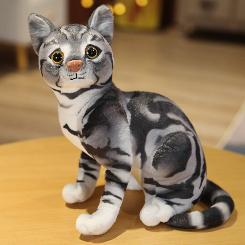 Simulation Katze Puppe Plüsch Spielzeug lange Kissen Kinder Puppe
