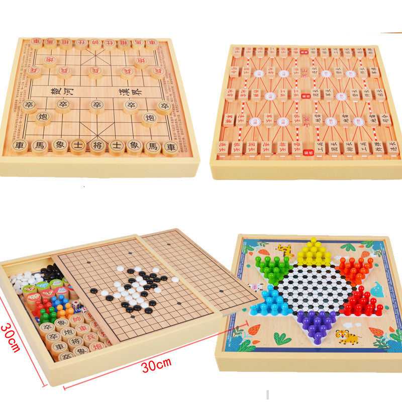 mytooy Holz-Brettspiel Sammlung