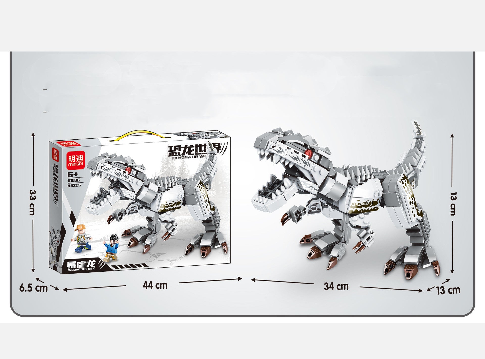 Dinosaurier Welt kinder Puzzle Montiert Gebäude Block Spielzeug