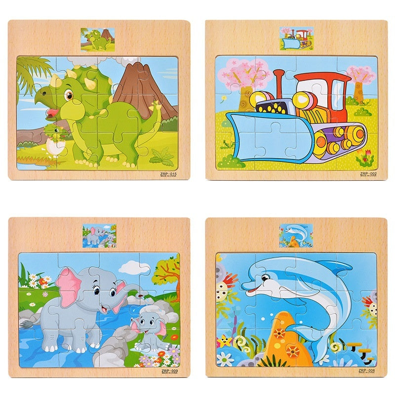 mytooy Holzpuzzle 12-teilig
