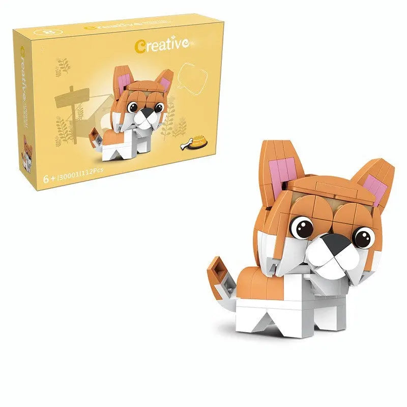 Kreative Tier 8 Koala Corgi Und Shiba Inu Nette Anzug Kinder Montage Bausteine Spielzeug Mein Shop