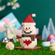 Weihnachtsbaum-Rentier-Eismann-Kleinteil montage-pädagogisches Spielzeug