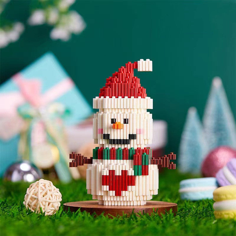Weihnachtsbaum-Rentier-Eismann-Kleinteil montage-pädagogisches Spielzeug