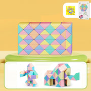 Schlange Twist Cube Stress Relief Pädagogisches Spielzeug Kinder Geschenke Magie Schlange Herrscher Puzzle Klapp Pädagogische