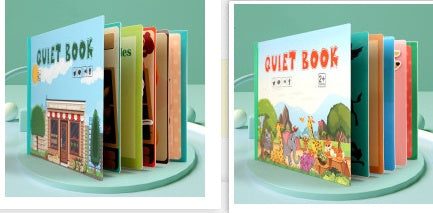 Kinder Pädagogisches Spielzeug Wiederholt Klebte Bücher Zu Lesen