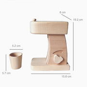 Buche Kaffee maschine Kinder spielen Haus Küchen spielzeug