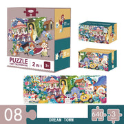 Kinder Papier Aufklärung Pädagogisches Puzzle Spielzeug