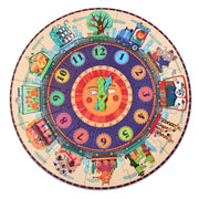 Milu Children's Educational Toys Big Block Paper Digital Clock