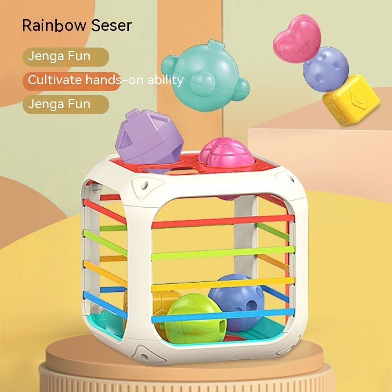 Rainbow Selle Kinder erziehung Bausteine Rassel spielzeug