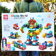 Baustein Spielzeug, Puzzle, Spleißen Und Ändern Auto Modelle