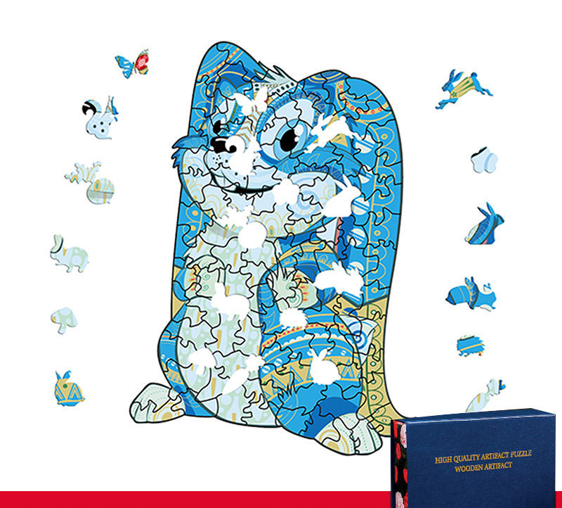 mytooy Holzpuzzle mit Tiermotiv