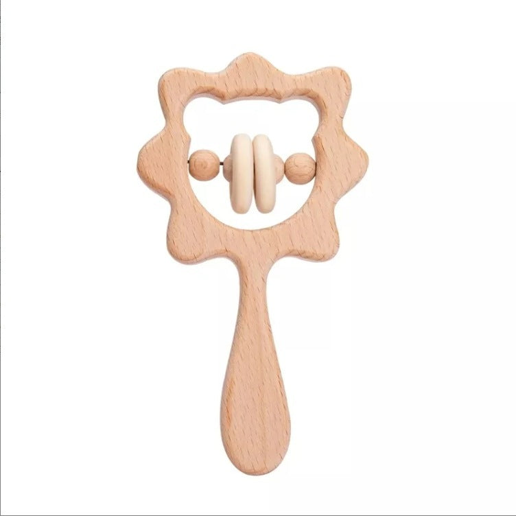 Baby Beruhigende Holz spielzeug - Hand rassel DIY Beruhigende Holz spielzeug