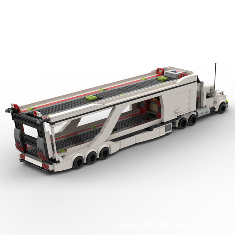 8-Gitter-Auto-Transport-Lastwagen Montage-Lernspielzeug