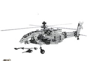 mytooy Helikoper Modell aus Metall zum Zusammenbauen