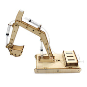 Holz Hydraulische Bagger Modell kinder Spielzeug Holz Handgemachte Materialien Wissenschaftliche