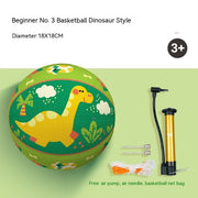 Kinder Basketball Pat Ball Gummiball Indoor-Stumm spielzeug