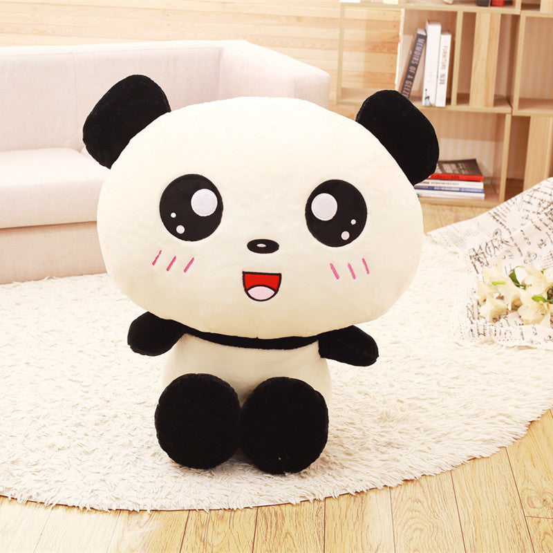 70cm Kawaii Großen Kopf Panda Plüsch Spielzeug Gefüllte Weiche Tier Kissen Cute Bear Geschenk für Kinder Kinder Baby Mädchen geburtstag Geschenk