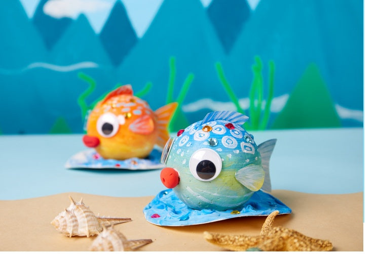 Bubble Fish Kinder Spielzeug Selbstgemacht DIY Materialpaket