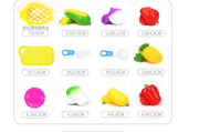 Kinder Cut Obst, Spielzeug, Küchen, Gemüse, Babys, Jungen und Mädchen Cut Gedämpfte brötchen, kirsche Anzug