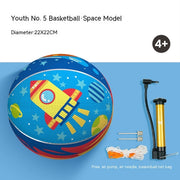 Kinder Basketball Pat Ball Gummiball Indoor-Stumm spielzeug
