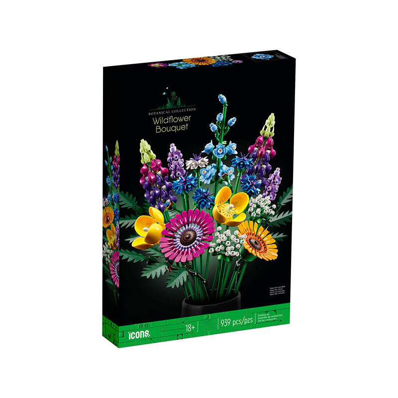 Plant Bouquet Puzzle zusammen gebaut Baustein Spielzeug