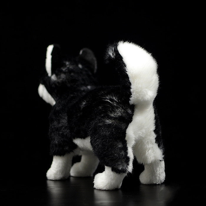 Mandarin Augen Husky Hunde Figur Schlitten Hund Plüschtiere
