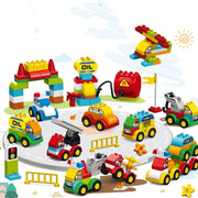 Baustein Spielzeug, Puzzle, Spleißen Und Ändern Auto Modelle