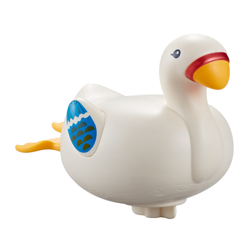 Baby Bad Spielzeug Nette Cartoon Gans Delphin Schwimmen Wind-up Uhrwerk Infant Kinder Wasser Spielzeug Geschenke Kinder Duschen Spielzeug