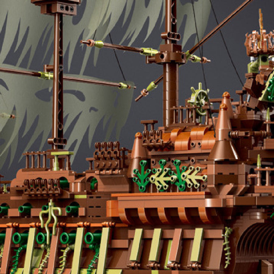 "Kinder Neue Puzzle-Bausteinspielzeuge Piratenschiff"