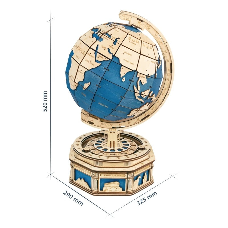 mytooy 3D Holzpuzzle Globus