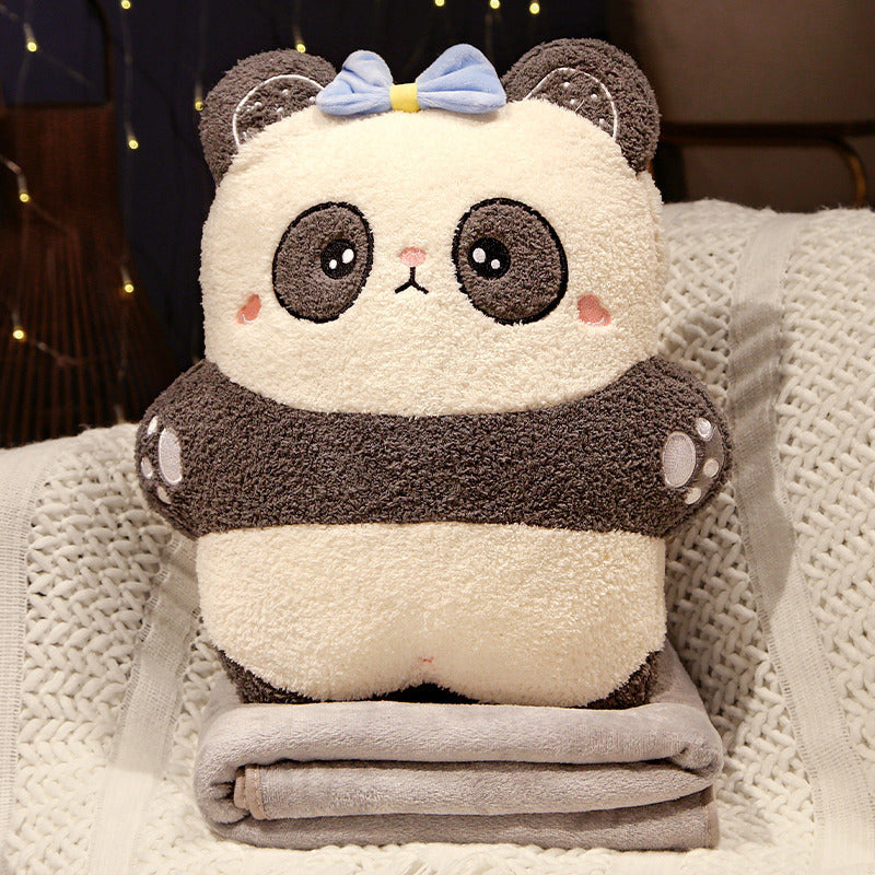 Süße Kaninchen-Panda-Puppe, rosa Schwein, Plüschspielzeug
