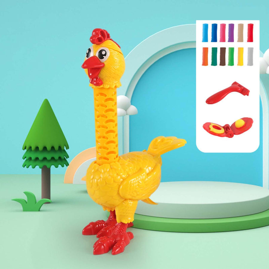 Hühnerkopf-Schiebespielzeug Bodenstall – intelligentes Aktivitätsspielzeug aus Buntton Mein Shop
