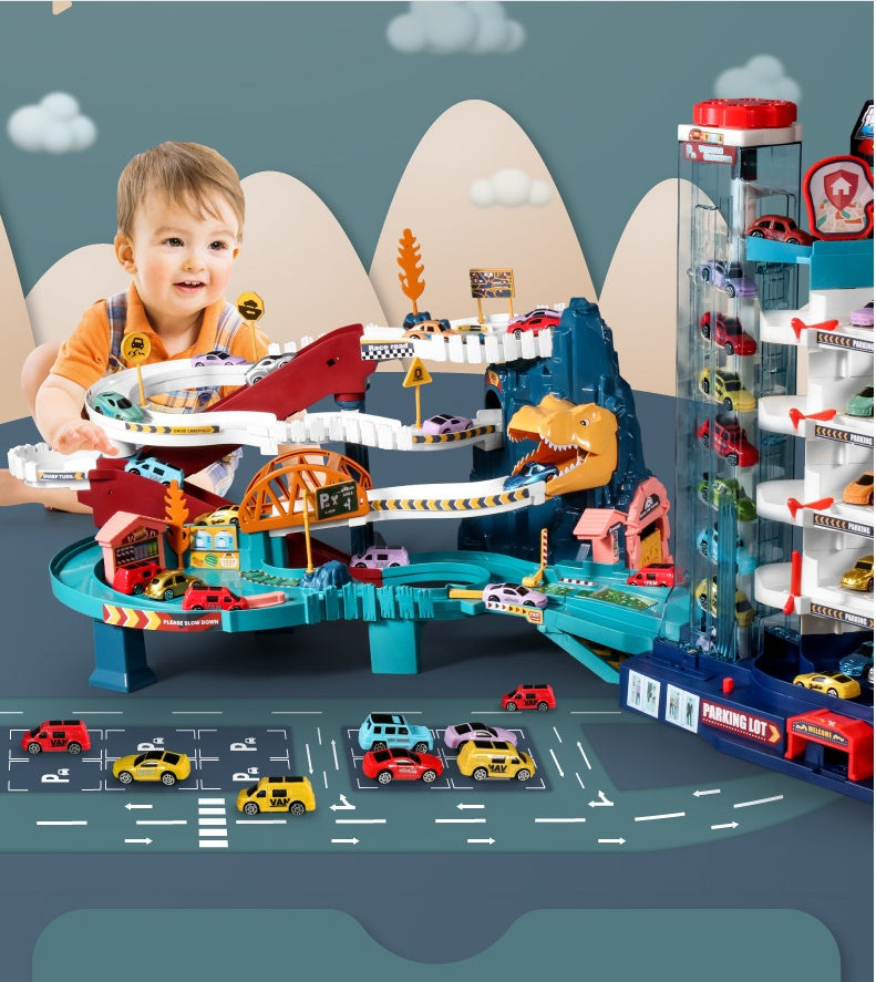 Dinosaurier Schiene Auto kinder Pädagogisches Spielzeug