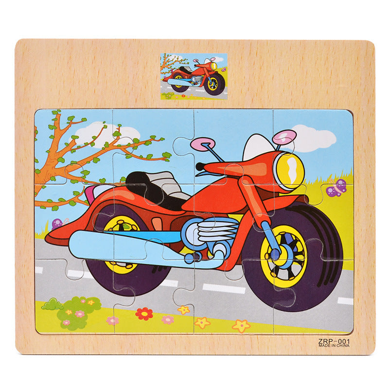 mytooy Holzpuzzle 12-teilig