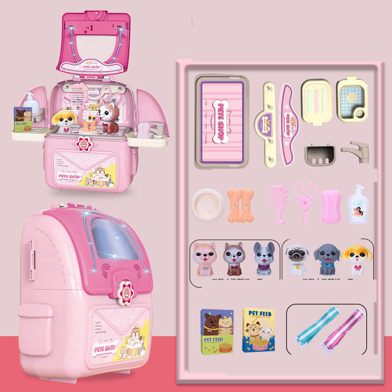 Pet Rucksack Raum Simulation Cartoon Pet Play Haus Spielzeug