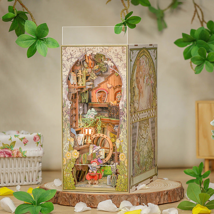 Elf Paradise Stereo Hand montierte Buch Stand Modell Dekoration Spielzeug