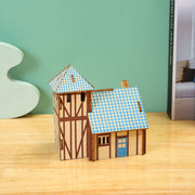 3D Drei-dimensionale Laser Haus Puzzle Montage Handgemachte Holz Spielzeug