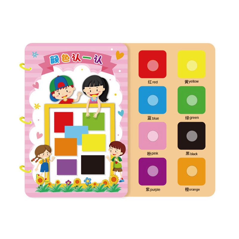Kinder Lernspielzeug-Kreativspielzeug: Selbstgemachtes Stickerbuch