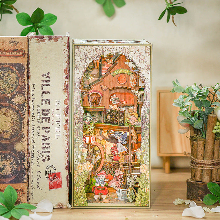 Elf Paradise Stereo Hand montierte Buch Stand Modell Dekoration Spielzeug