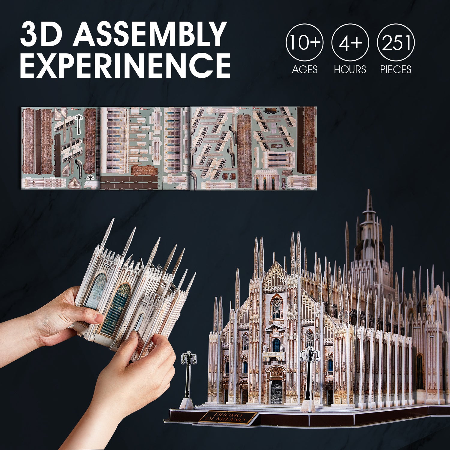 Drei dimensionales Puzzlespiel zeug Kinder können zusammen gebaut werden Modell geschenk 3D